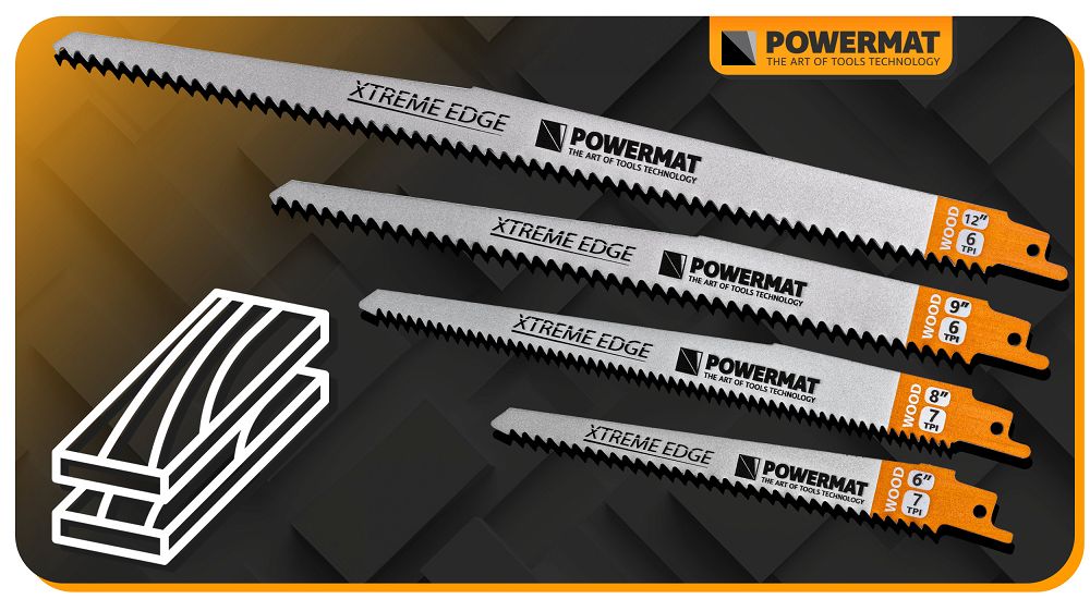 Set lame fierastrau tip sabie PM-ZBDP-28T, 28 bucati, Powermat PM1374