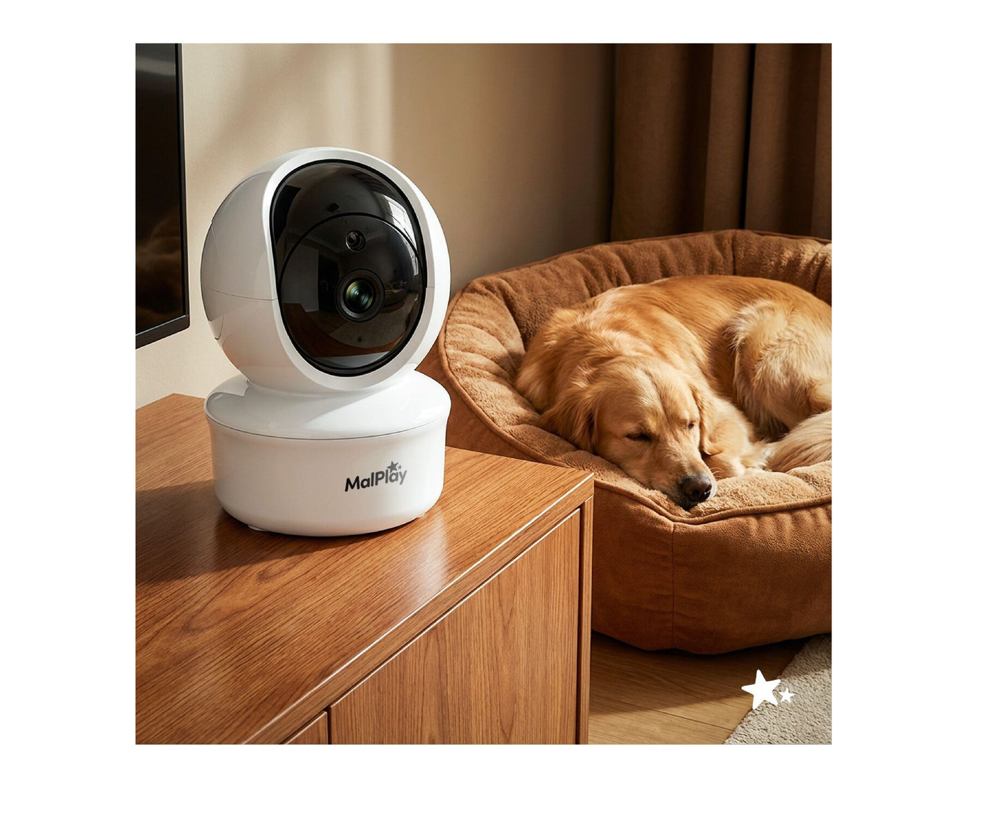 Camera de supraveghere pentru bebelusi NannyEyeComplex HD, 5", MalPlay 113864