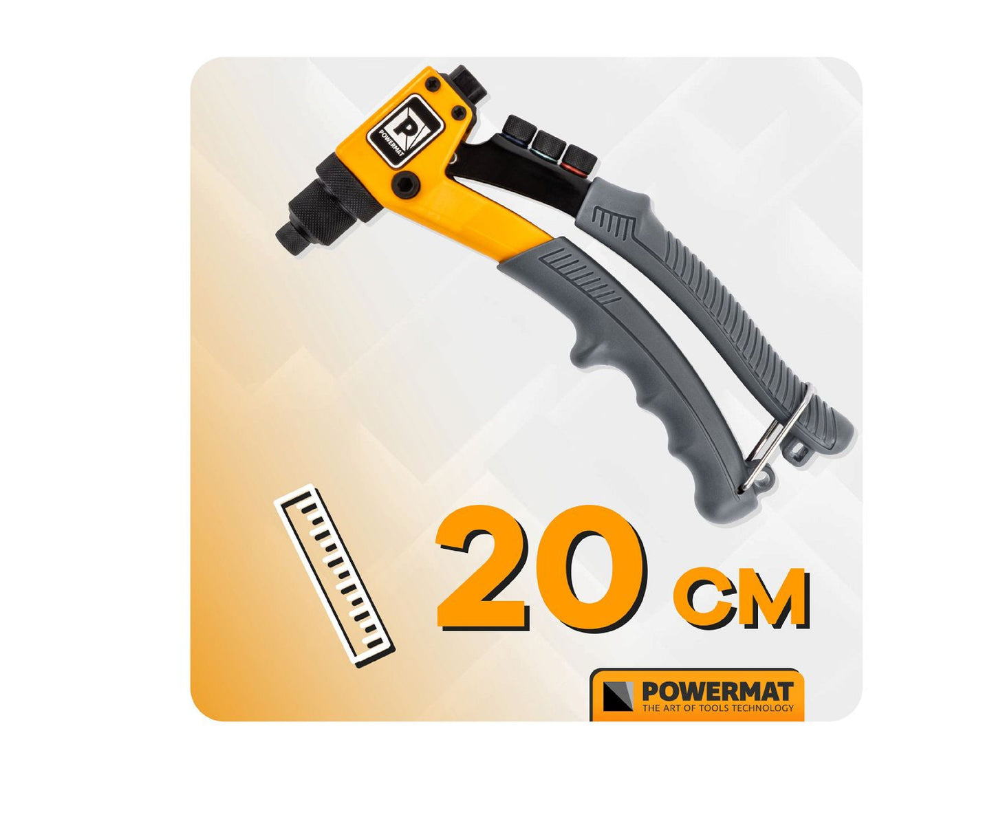 Cleste pop-nituri PM-NIR-200T, 200 mm, 2.4 - 4.8 mm, Powermat PM1449