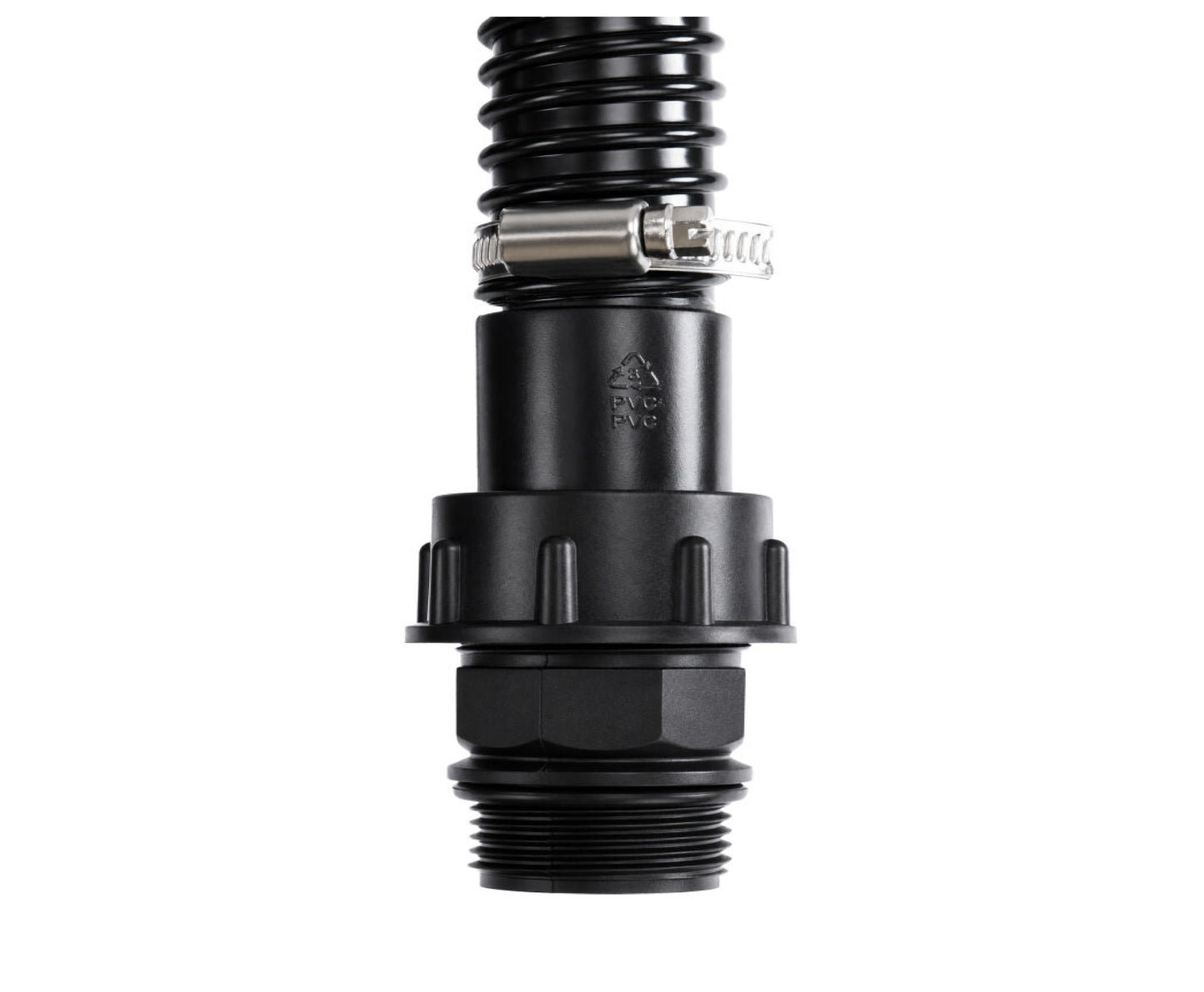 Furtun aspiratie pentru pompa hidrofor cu supapa de sens si filtru, negru, 1", 7 m, Powermat PM-HD-WS-71C
