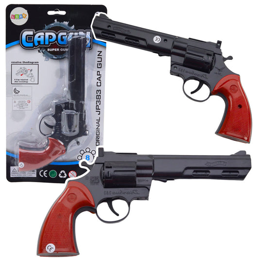 Pistol de jucarie, negru, 23.5 x 12 x 3.5 cm, Lean 24814