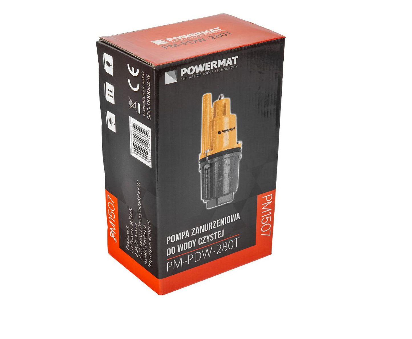 Pompa cu diafragma PM-PDW-280T, 280 W, 1080 l / h, Powermat PM1507