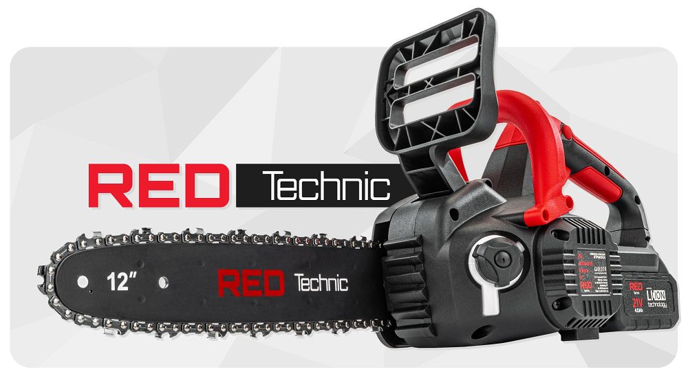 Drujba electrica pe acumulator, 4 Ah, 350 W, Red Technic RTPAK0124