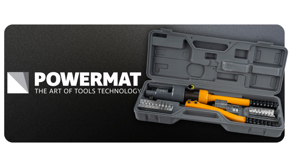 Set cleste hidraulic pentru sertizare cabluri PM-ZHDK-6300T, 6-300mm2, Powermat PM1468
