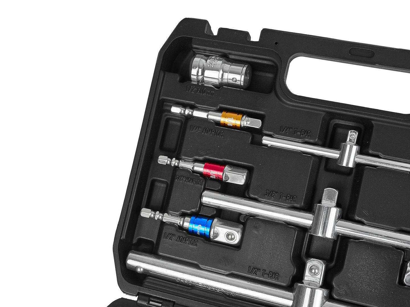 Set extensii tubulare si biti, 1 / 4" 3 / 8" 1 / 2", 25 bucati, Geko G10173