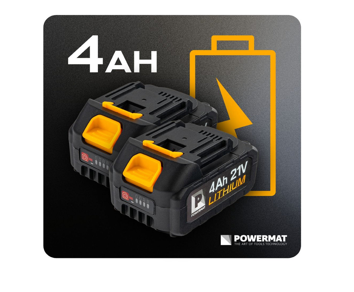 Motocoasa cu acumulator PM-KSAK-42VM, 4 Ah, Powermat PM1513