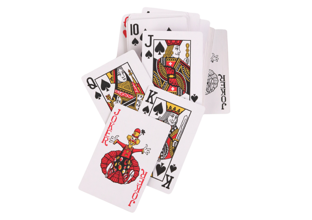 Set 2 pachete de carti de joc, 56 x 87 mm, multicolor, Lean 17467