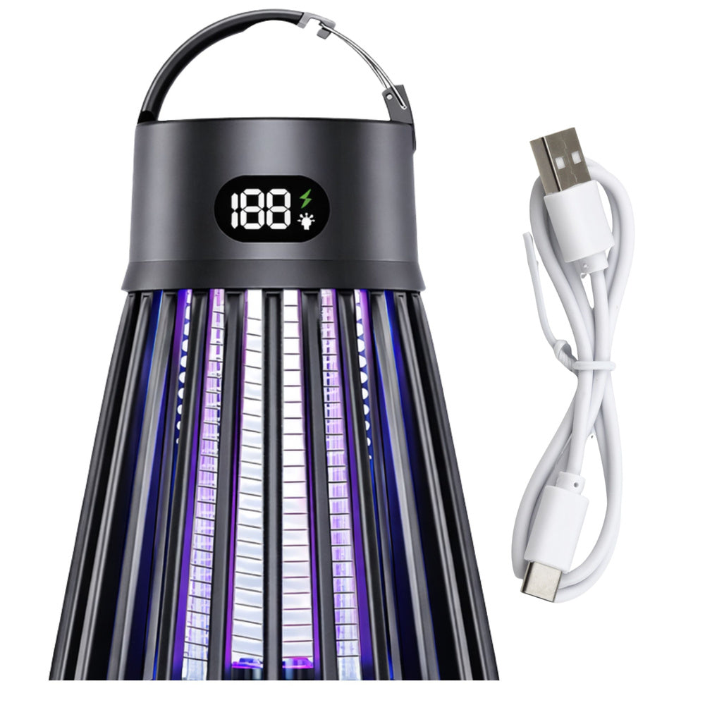 Lampa electrica anti-tantari, lumina UV, negru, Lean 28881