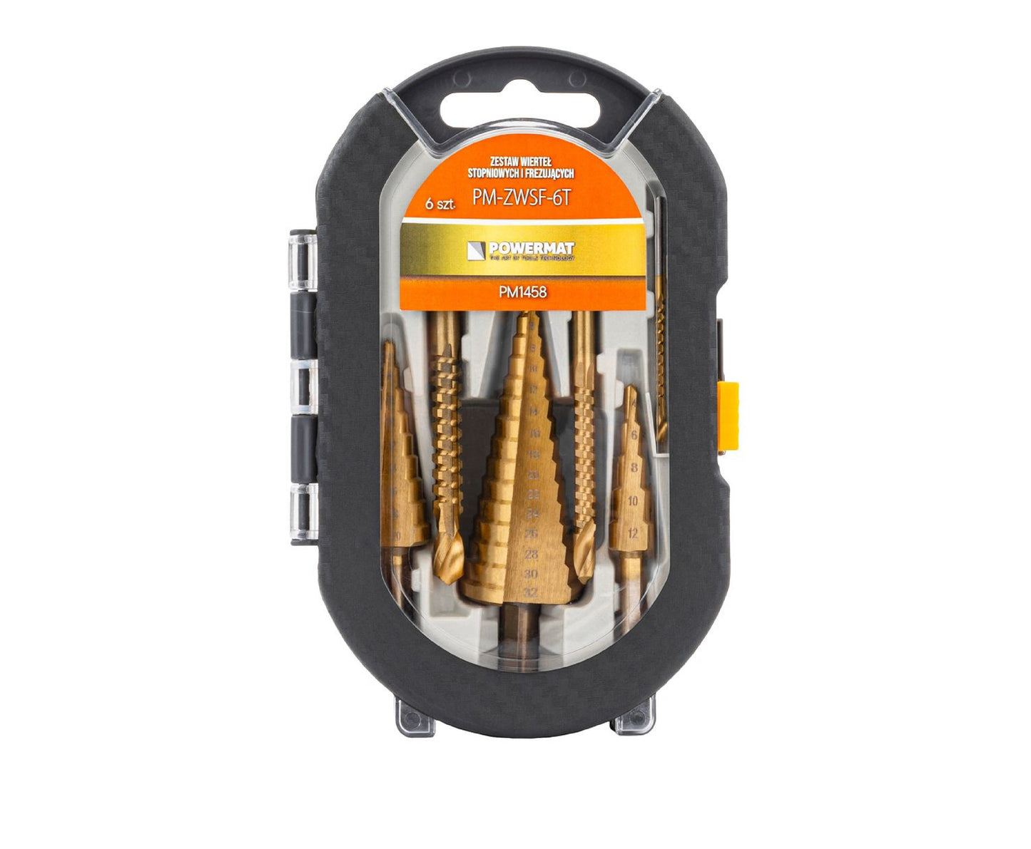 Set burghie conice HSS in trepte PM-ZWSF-6T, 4-30 mm, 6 bucati, Powermat PM1458