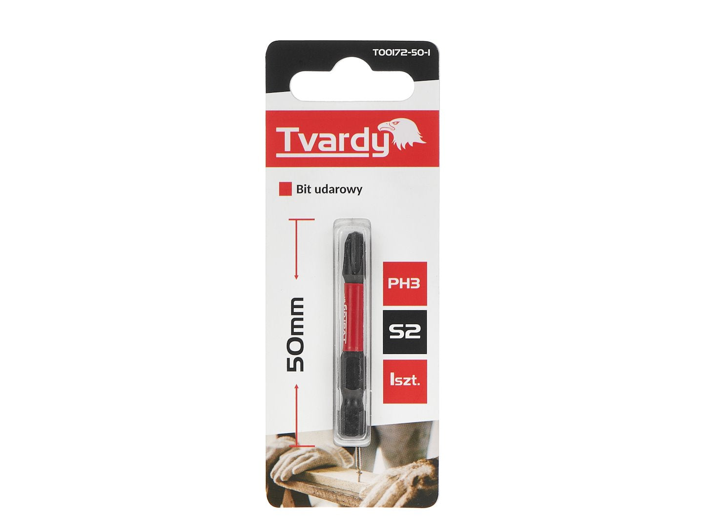 Bit de impact PH3, 50 mm S2, Tvardy T00172-50-1