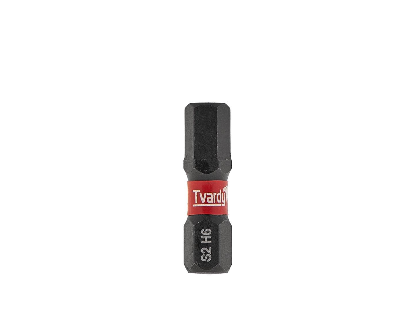 Set biti de impact H6, 25 mm S2, 2 bucati, Tvardy T00186-25-2