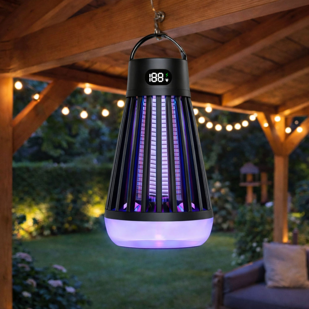 Lampa electrica anti-tantari, lumina UV, negru, Lean 28881