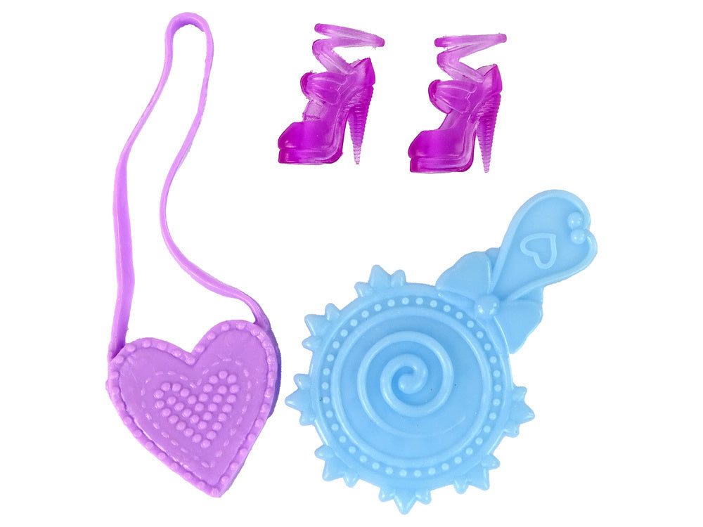 Papusa cu accesorii, multicolor, Lean 15177