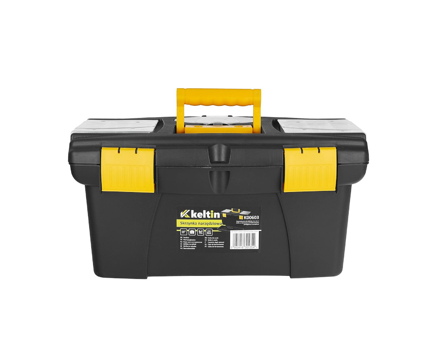 Cutie de scule din plastic cu organizatoare, 19" Keltin K00603