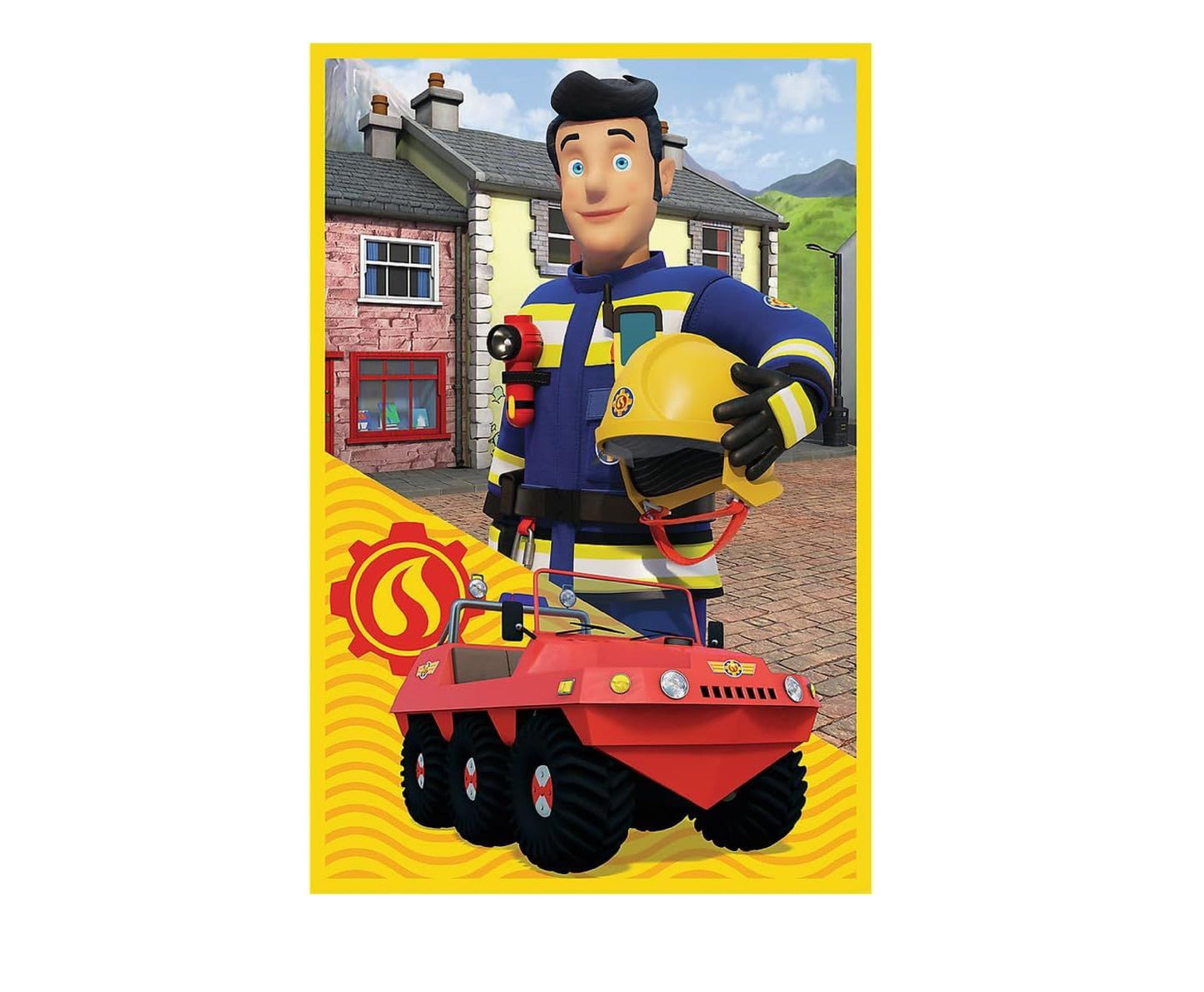 Puzzle Trefl set 3 x 50 elemente, Pompierul Sam, Lean 26370