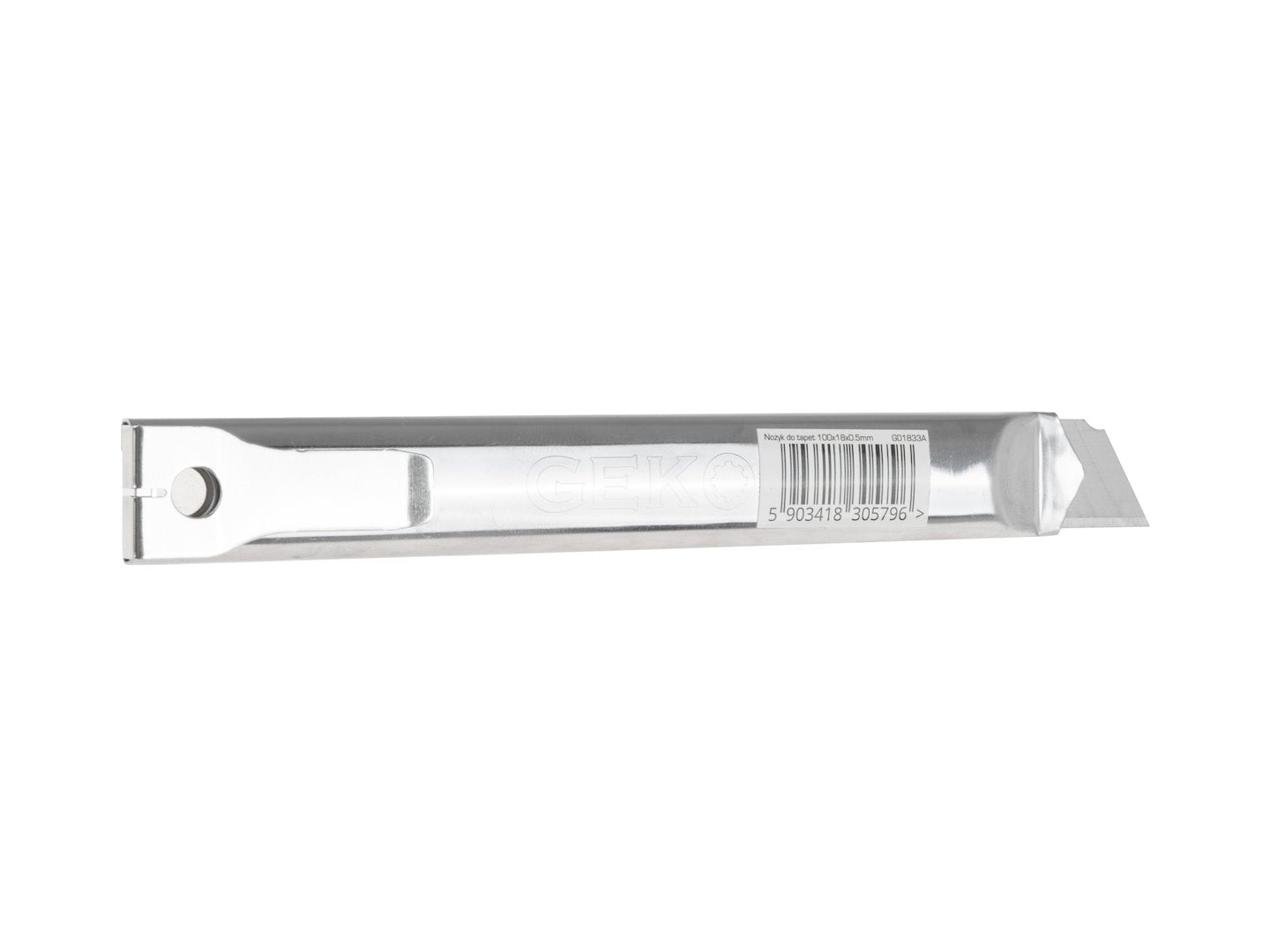 Cutter pentru tapet, 100x18x0.5mm SS SK4, Geko G01833A