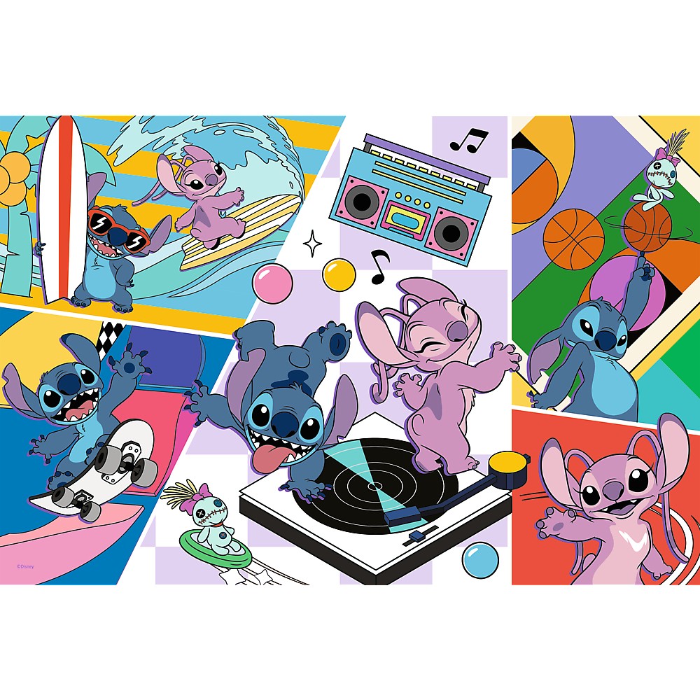 Puzzle Disney Amintirile lui Stitch, 100 piese, Lean 24662
