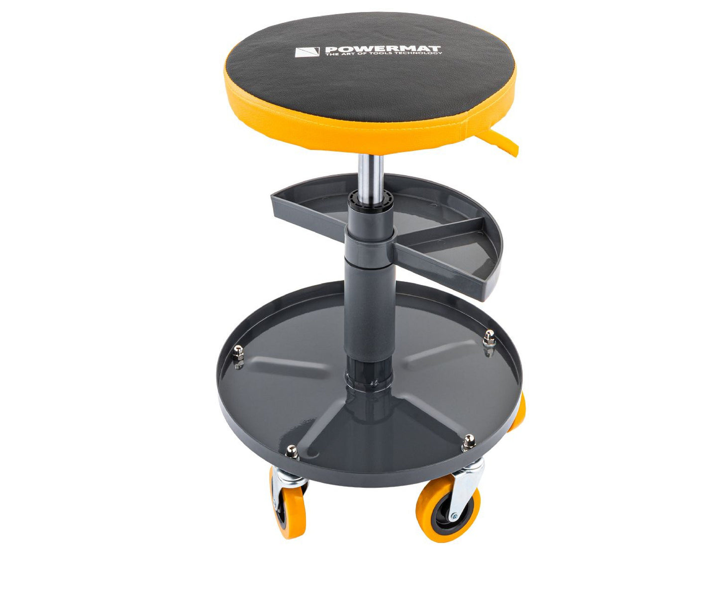 Scaun telescopic pentru atelier PM-SWA-150T, 400-520 mm, Powermat PM1455