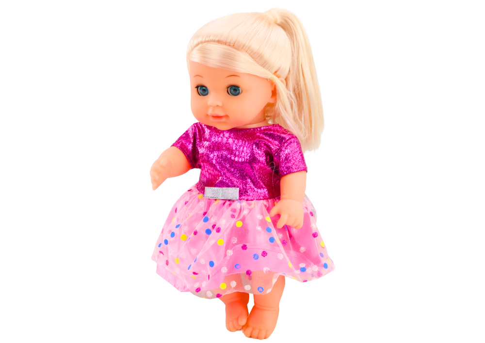 Papusa roz cu accesorii, 28 x 14 x 9 cm, Lean 19567
