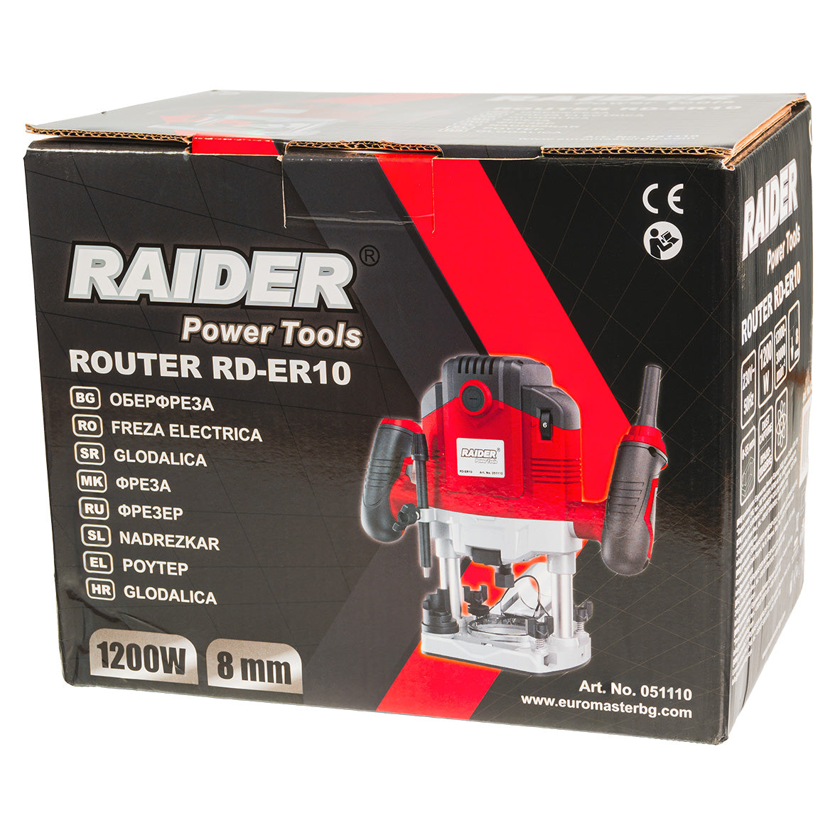 Masina de frezat RD-ER10, 1200 W, 8 mm, Raider 051110