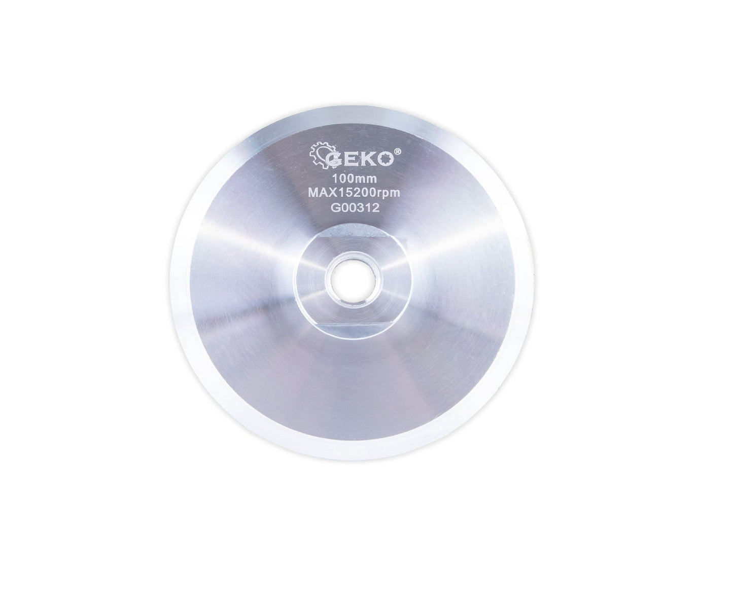 Disc pentru lustruit din aluminiu cu velcro, 100 mm, M14, Geko G00312