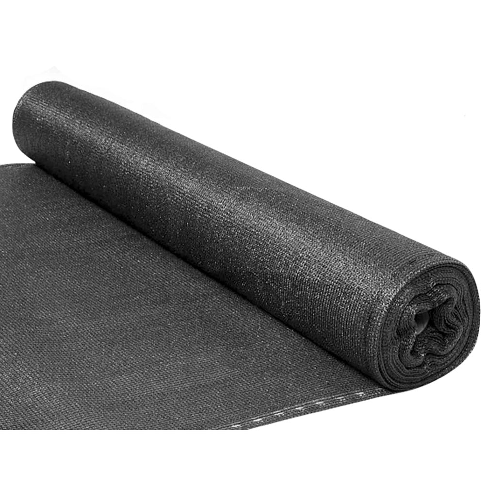 Plasa de umbrire pentru gard, 1.5 m, 50 m, 70g/m², gri inchis, Lean 25844