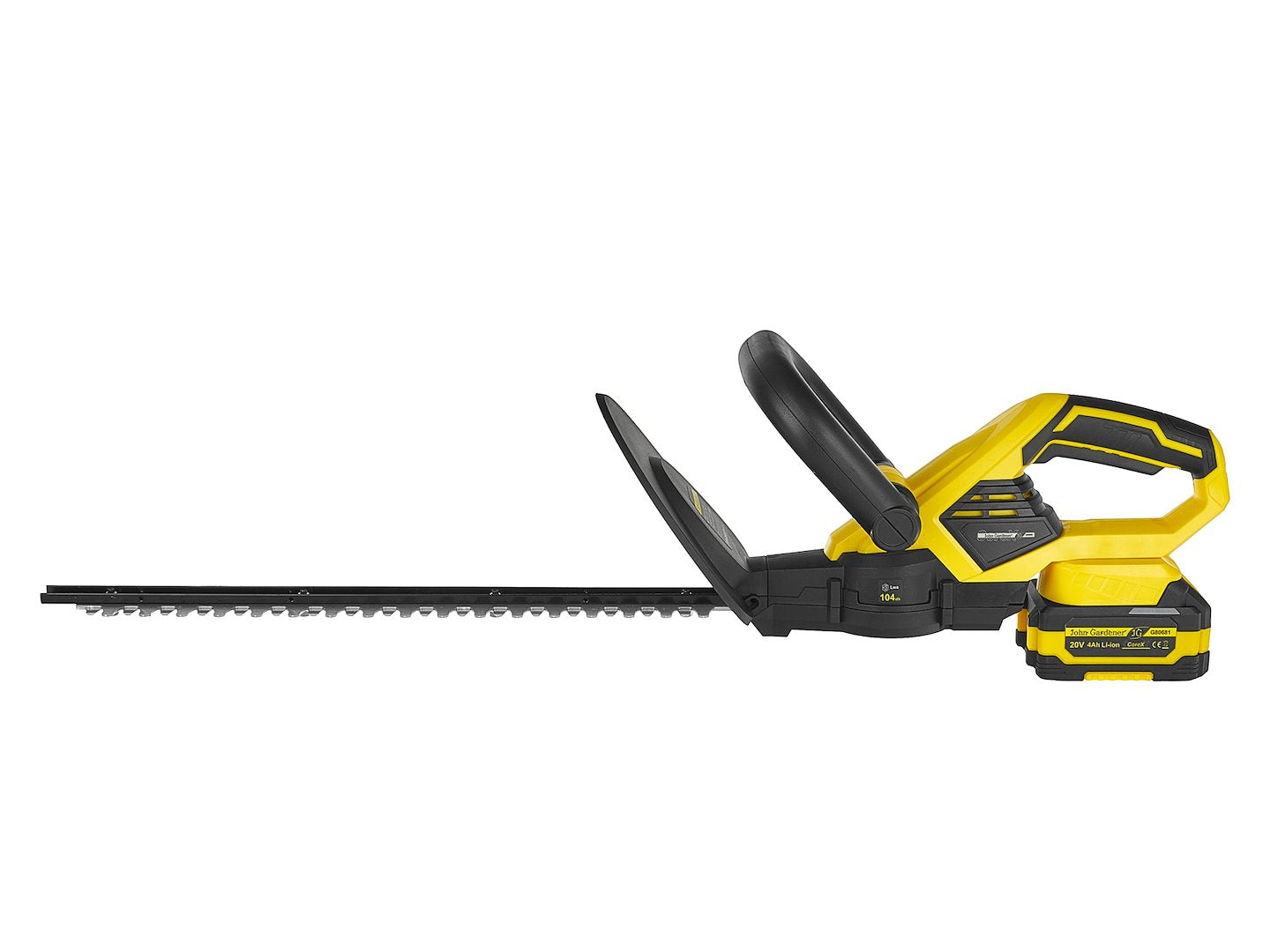Foarfeca pentru tuns gard viu cu acumulator CoreX, 450 mm 4.0 Ah 20 V, Geko G80692
