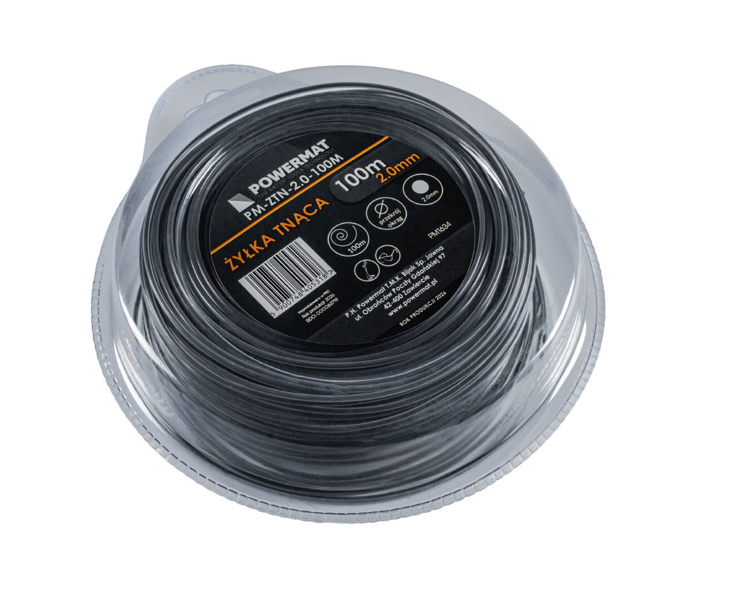 Fir rotund pentru motocoasa PM-ZTN-2.0-100M, 100 m, Powermat PM1634