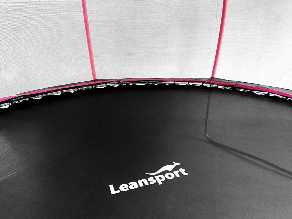 Trambulina Sport Max 3.6 m, negru / roz, Lean 8341