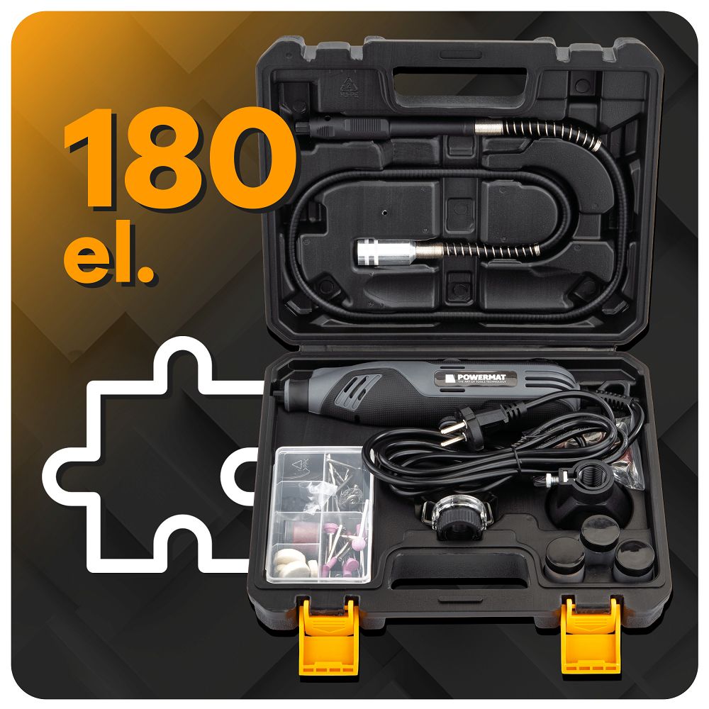Mini polizor drept PM-MST-200T, 200 W, Powermat PM1356