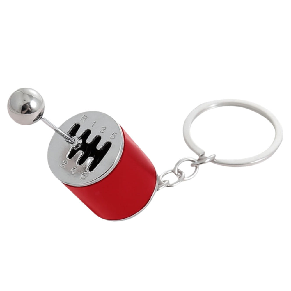 Breloc cutie de viteze, 5 x 2.5 cm, rosu, Lean 26204