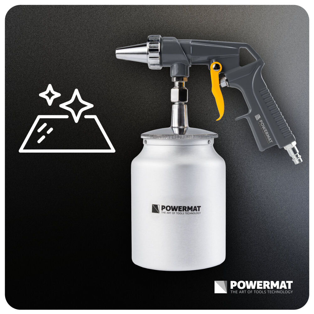 Pistol de sablare PM-PDPI-1T, 160 l / min, Powermat PM1551