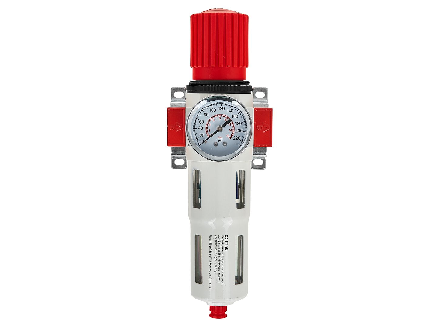 Reductor de aer cu manometru, 1 / 2", Tvardy T20020
