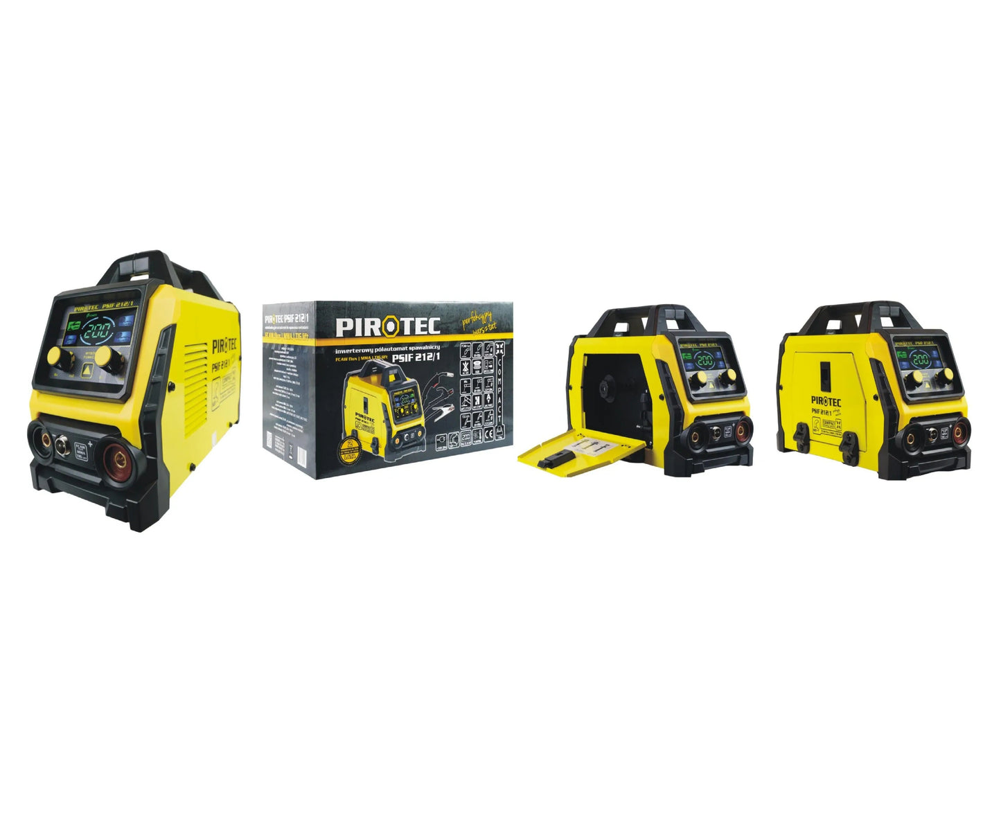 Aparat de sudura semiautomat Pirotec PSIF 212 / 1 FCAW / MMA / TIG lift, Harder HD1026