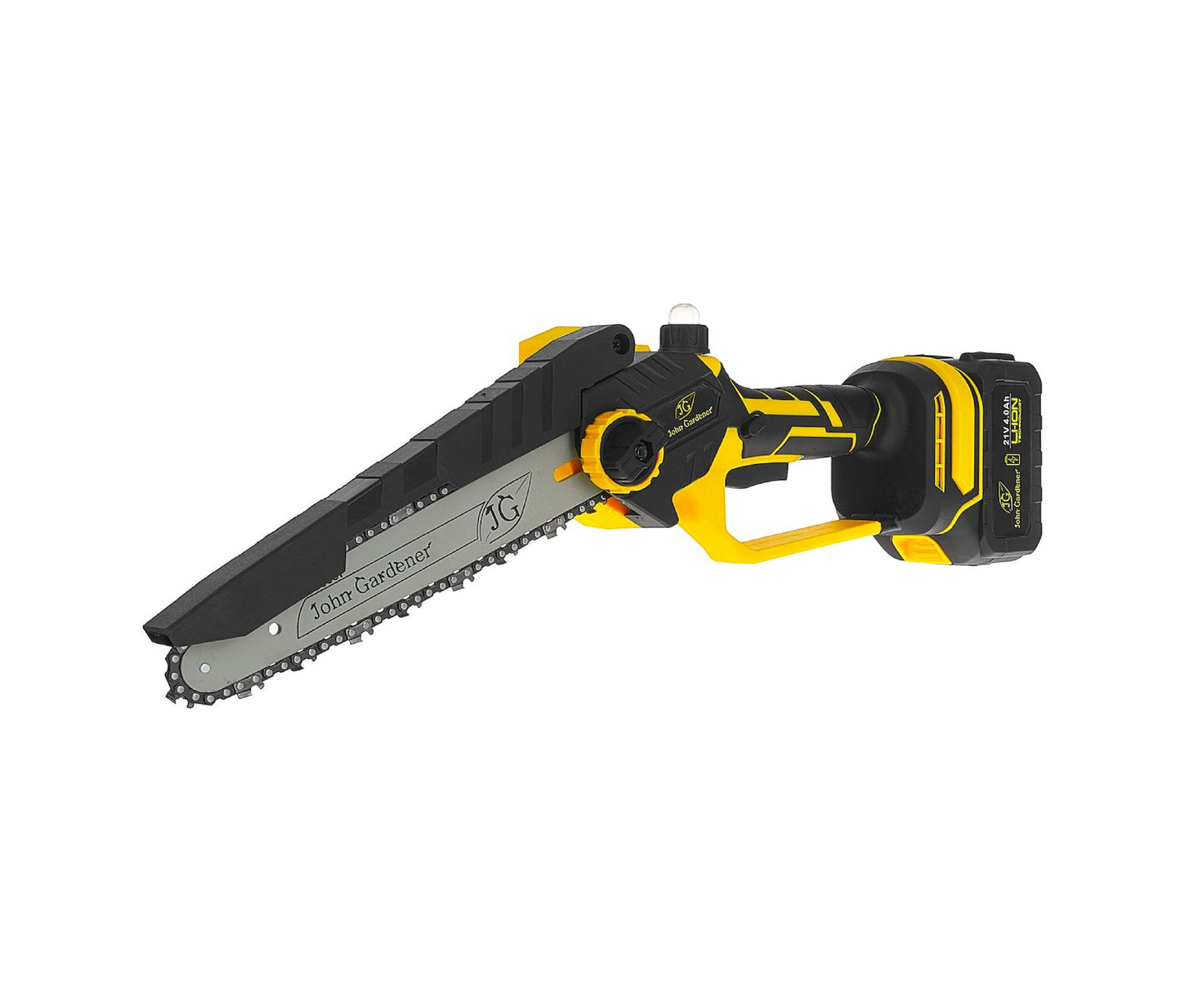 Fierastrau cu lant cu acumulator, 8", 2x4.0Ah 21V, John Gardener G80667