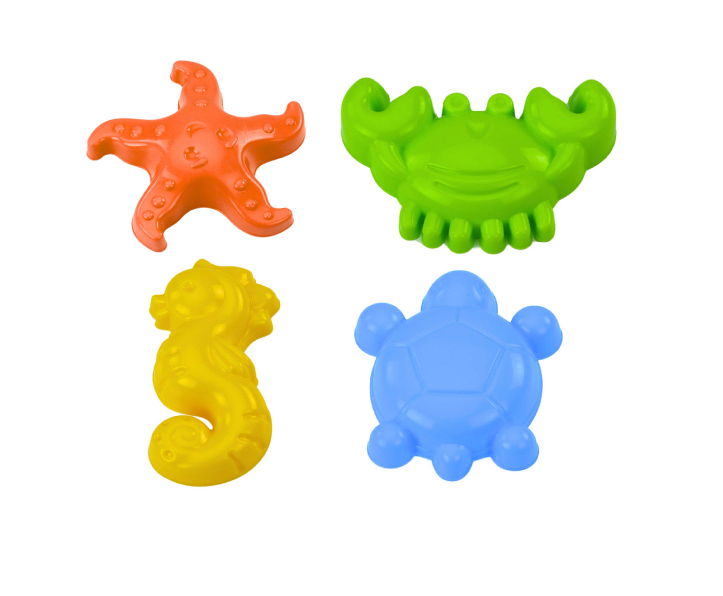 Set forme pentru nisip in forma de animale, 4 bucati, Lean 14564