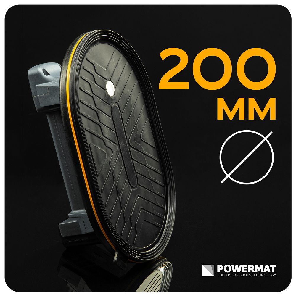 Ventuza cu baterie pentru gresie si sticla, capacitate maxima sigura 200 kg, Powermat PM1589