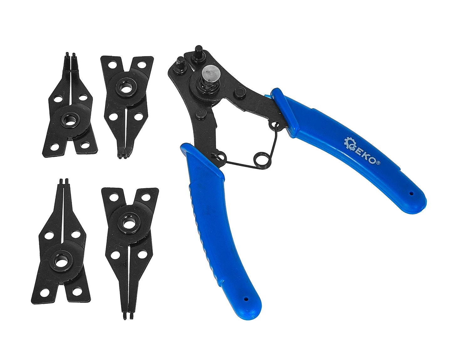 Cleste cu 4 varfuri interschimbabile, 160 mm, Geko G01687