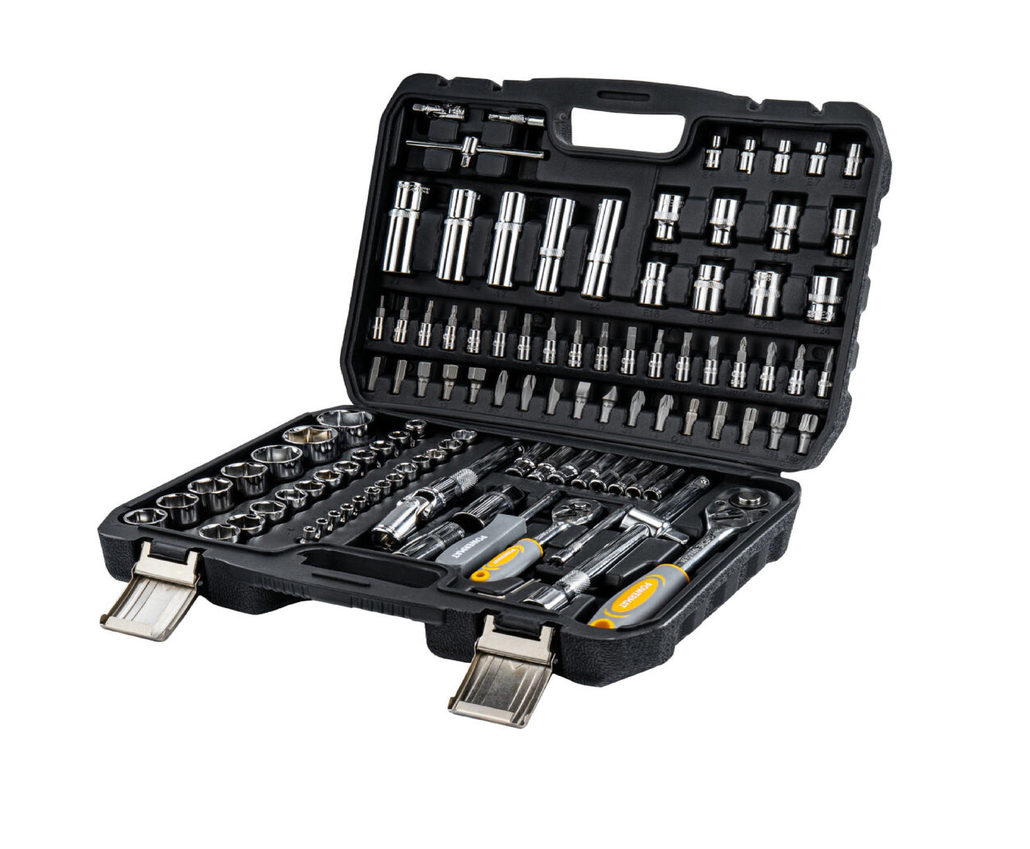 Trusa chei si biti PM-ZKNB-108SU, 1/2" | 1/4", 108 bucati, Powermat PM1614