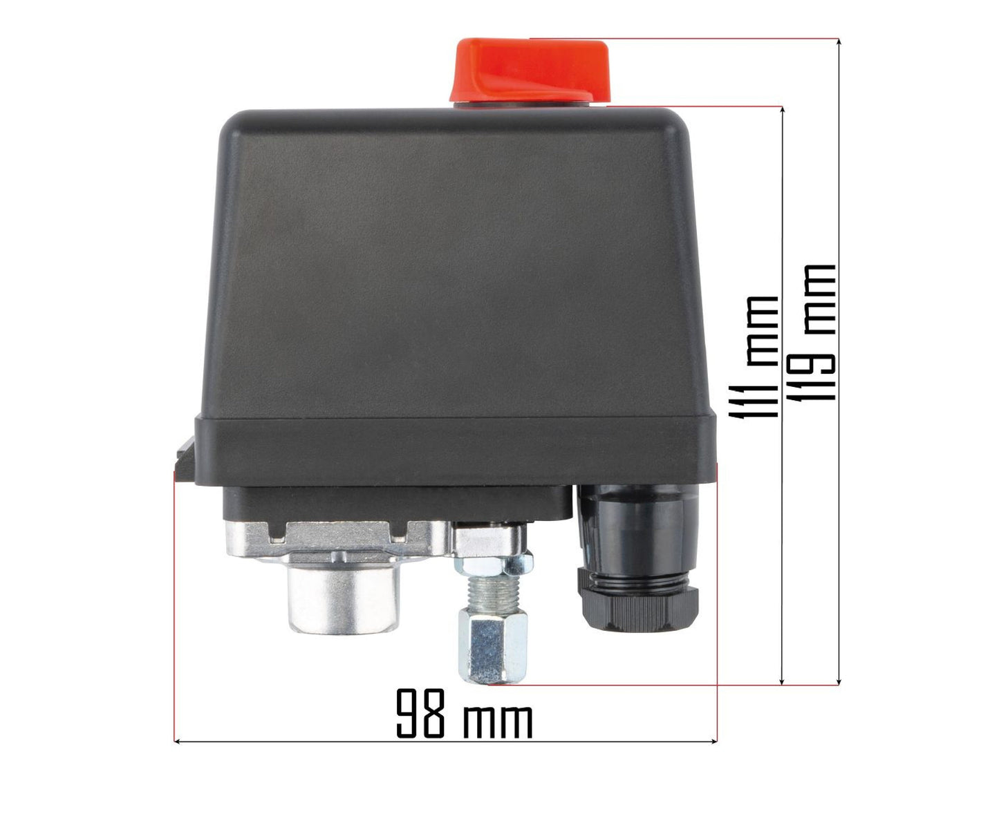Intrerupator de presiune pentru compresor, Powermat PM-KO-300T-400V-WY
