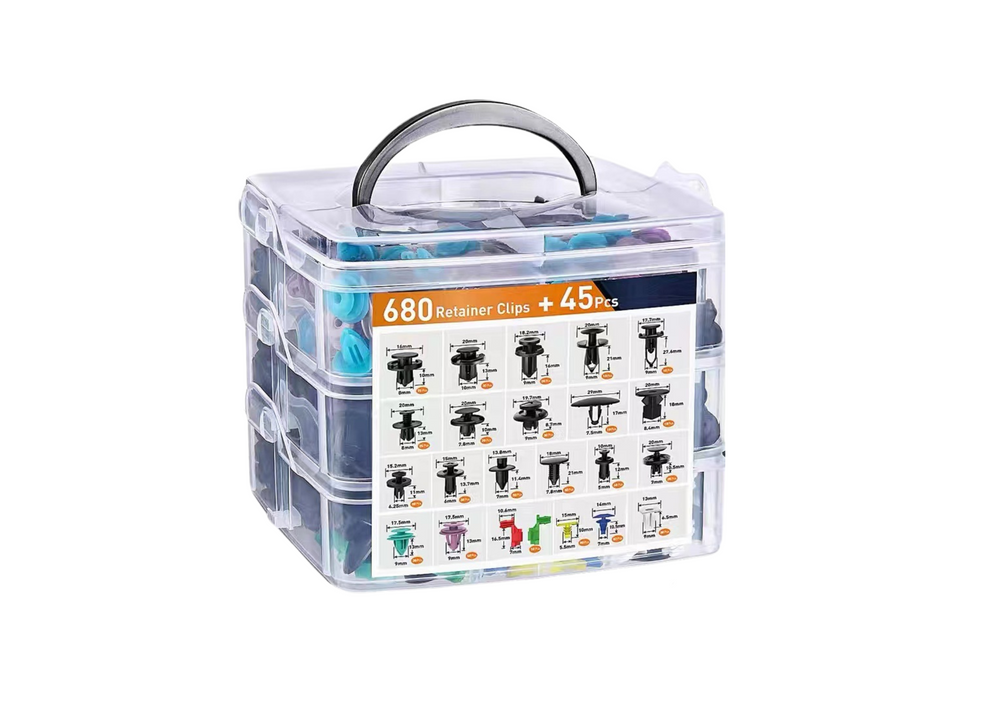 Set clipsuri universale 23 dimensiuni, 680 bucati, Lean 20814