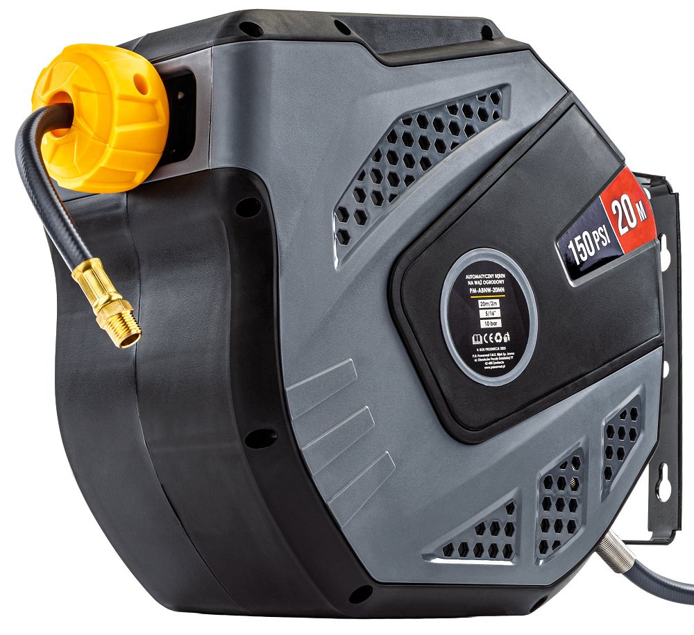 Furtun pneumatic pe tambur PM-ABNW-20MN, 20 m, Powermat PM1407