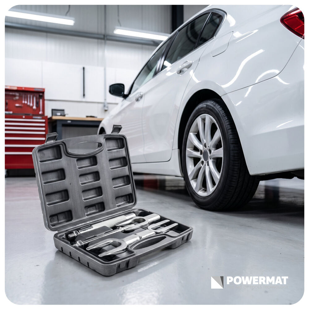 Kit extractor pentru articulatii sferice, sistem directie auto PM-SSDK-5T, 5 piese, Powermat PM1540