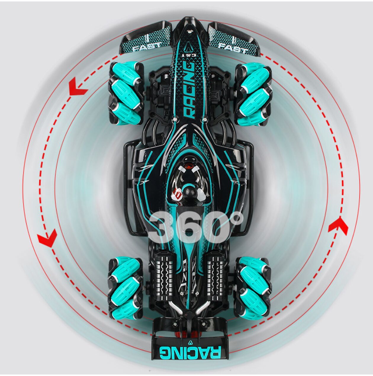 Masinuta pentru drifturi cu telecomanda si senzor, 36 cm x 15 cm x 10,5 cm, MalPlay 111570