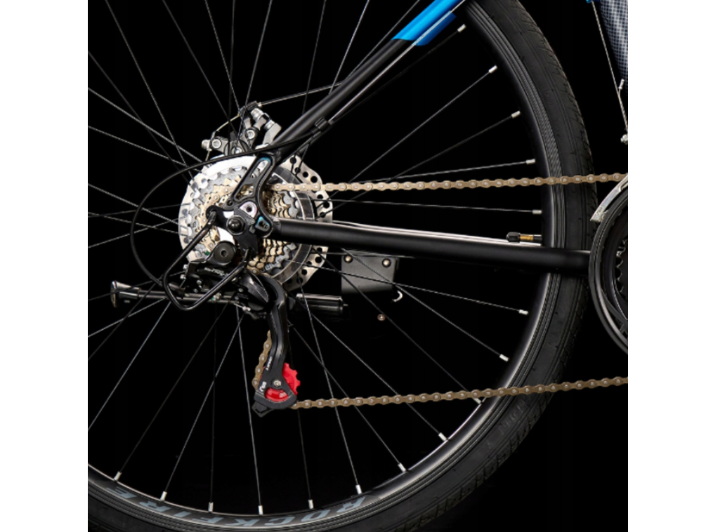 Bicicleta de oras 700C, roti 28" 3 x 7, transmisie Shimano Tourney, cadru din aluminiu 18", MalTrack 112737