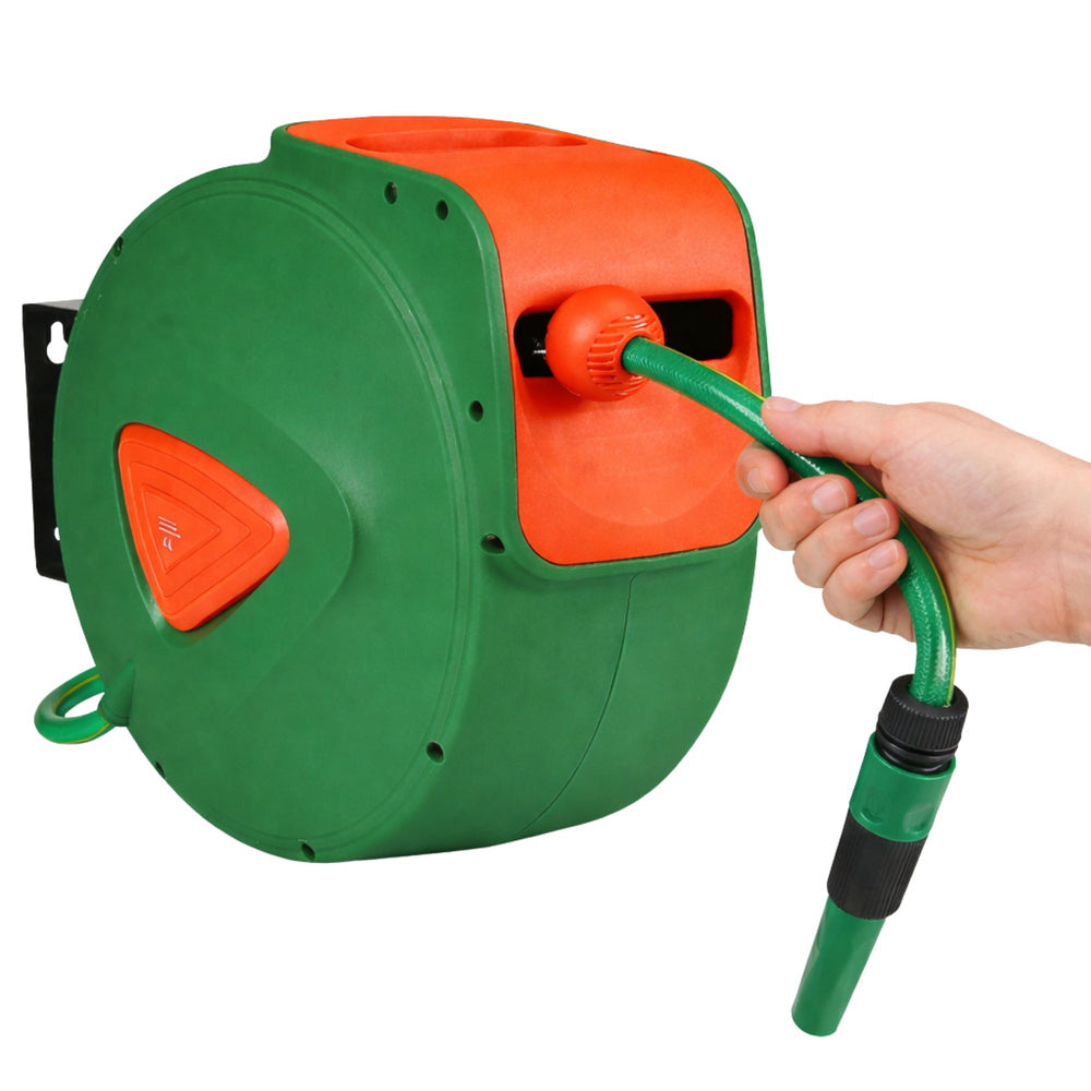 Furtun de gradina automat pe tambur, 20 m + 2 m, Lean 29266