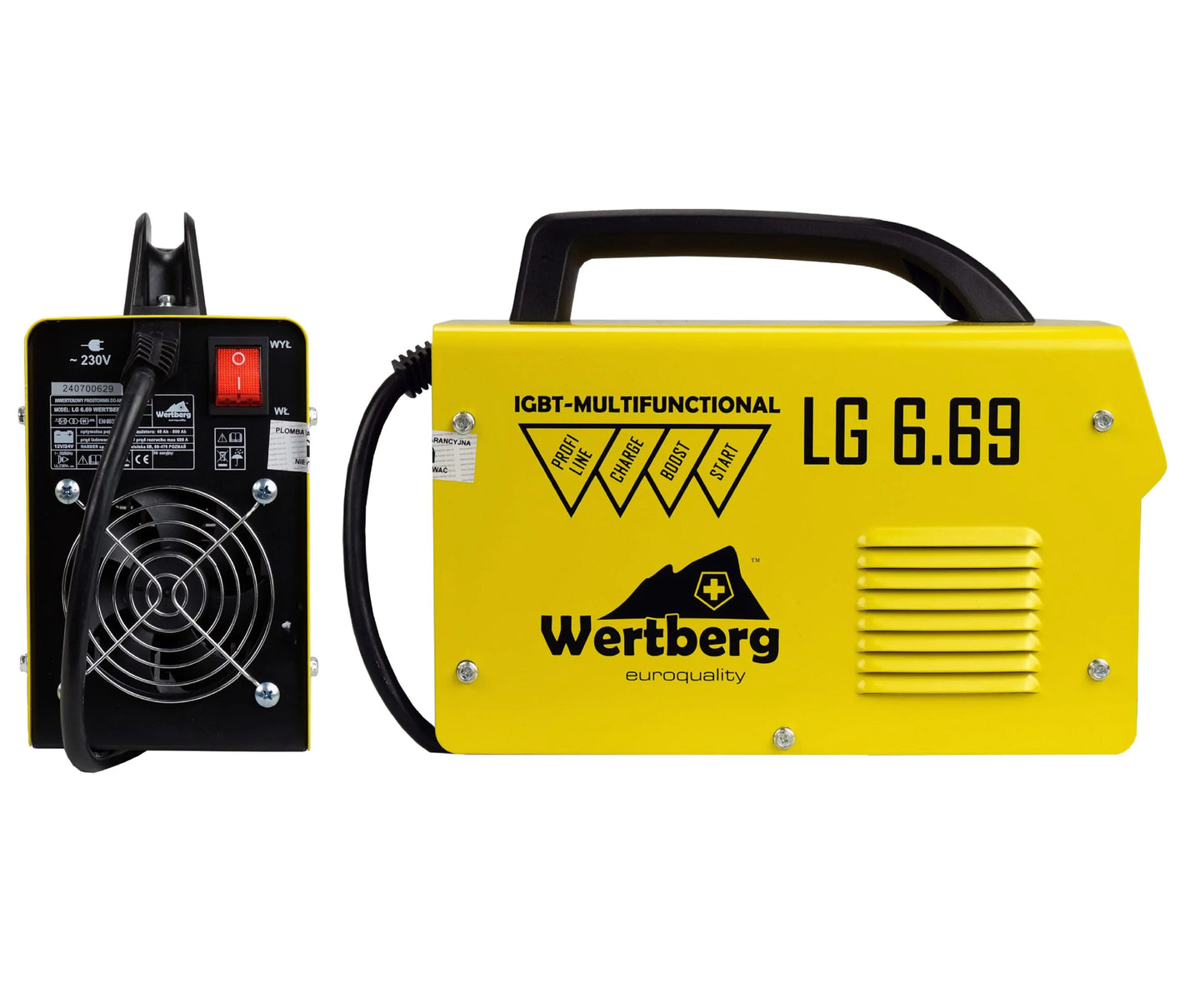 Redresor auto tip invertor cu pornire Wertberg LG 6.96, 90 A, pornire 600 A, Harder HD1021