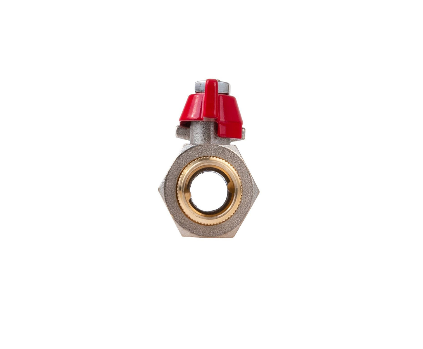 Robinet tip fluture cu bila 1/2" DN15 cu garnitura de etansare, Geko G70223