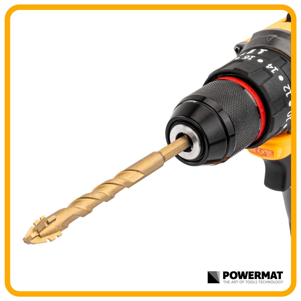 Set burghie pentru sticla PM-ZWSC-7T, 3-12 mm, 7 bucati, Powermat PM1462