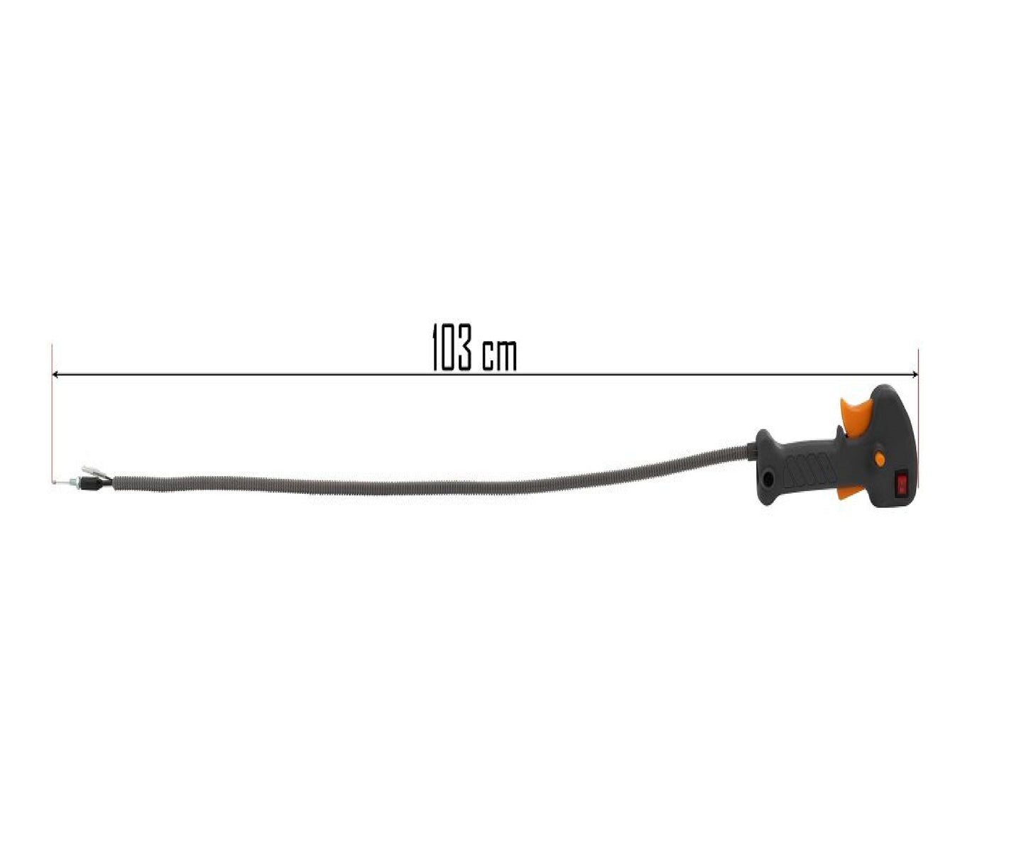 Maner cu buton de pornire pentru motocoasa pe benzina, Powermat PM-KS-600T-RG